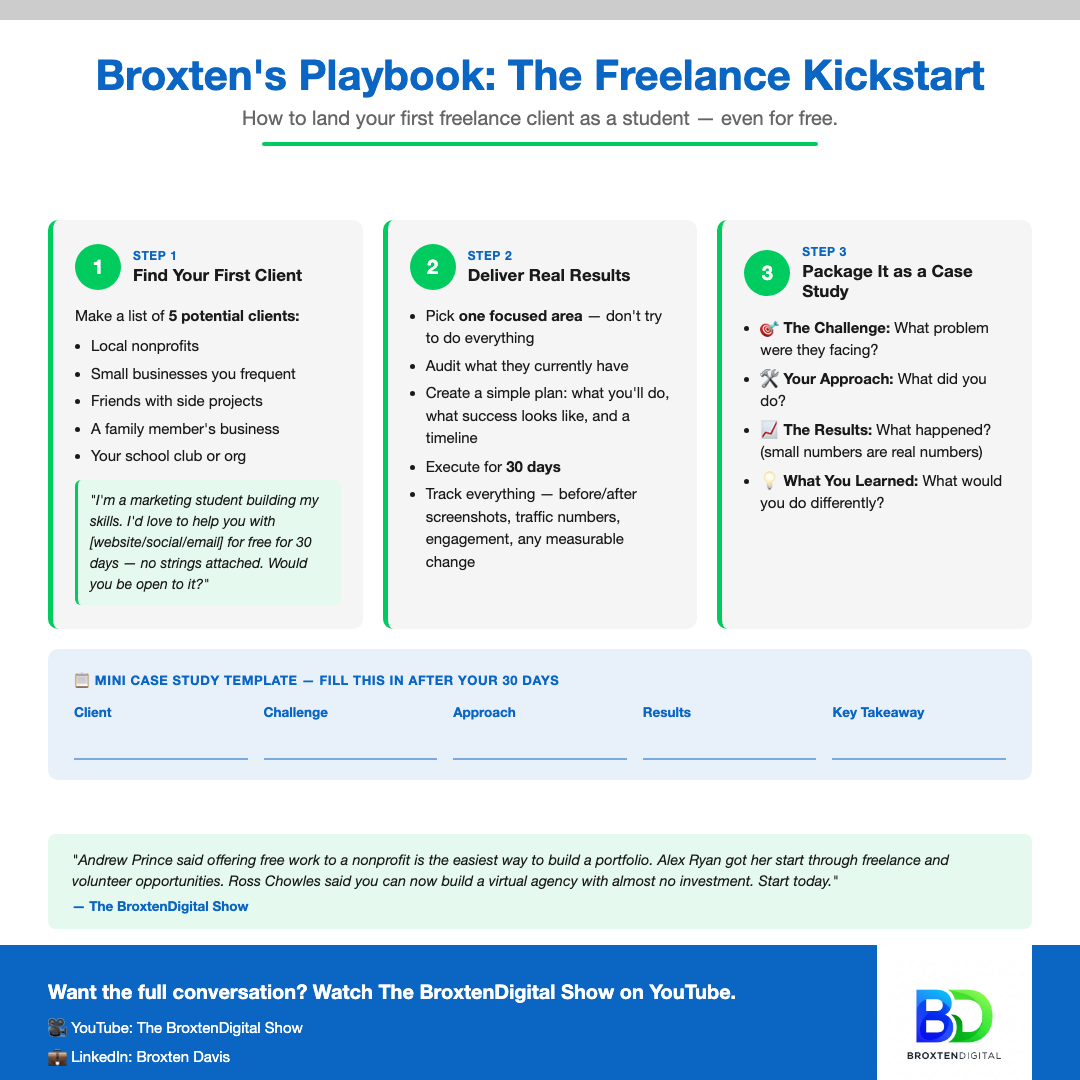 The Freelance Kickstart playbook preview